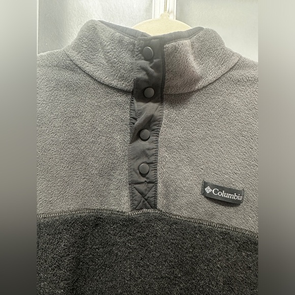 Men’s Columbia Pull Over Grey Fleece Jacket - Picture 5 of 7